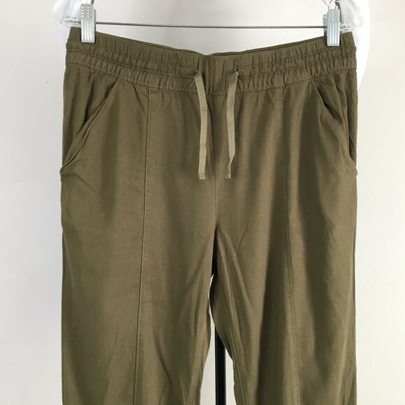 LUCKY BRAND Green Zip Ankle Drawstring Waist Jogger Pant - Picture 4 of 14